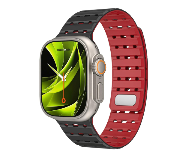 Mobile Origin Magnetic Strapblack/red Apple Watch 49mm/46mm/45mm/44mm - 1504114 - zdjęcie